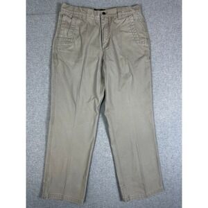 Mountain Khakis Original Mountain Pant Mens 36x32 Khaki Tan Canvas Work Hiking